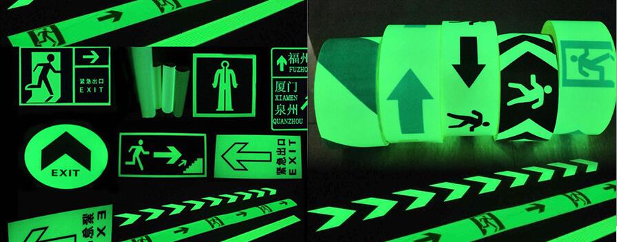 蓄光膜夜間定制效果